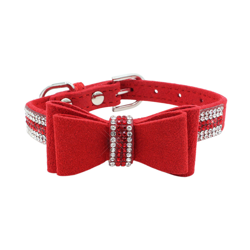 Adjustable 36mm Leather Dog Collar for Pet Dog