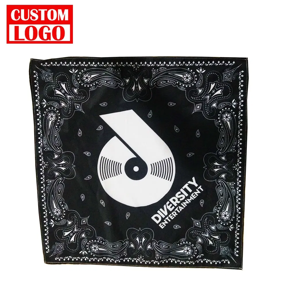 Promotional Logo Printed Custom Designer Cotton Polyester Custom Pet Bandana