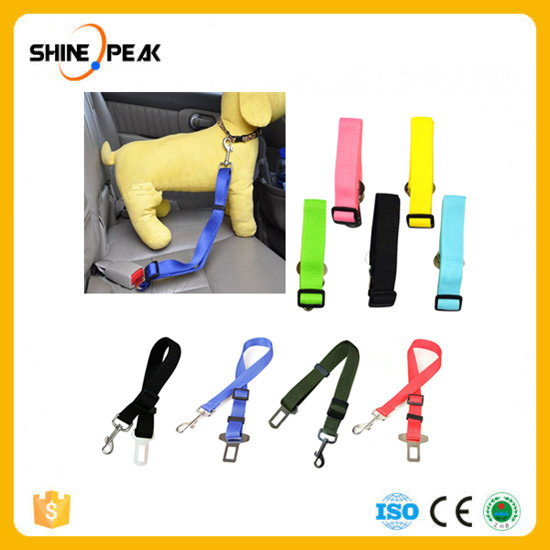 Adjustable Pet Cat Dog Car Seat Belt Pet Seat Vehicle Dog Harness Lead Clip Safety Lever Traction Dog Collars Dogs Accessoires