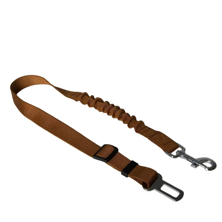 Multi-Colors Adjustable Stretchable Vehicle Leash Pet Dog Safety Belt for Car Seat