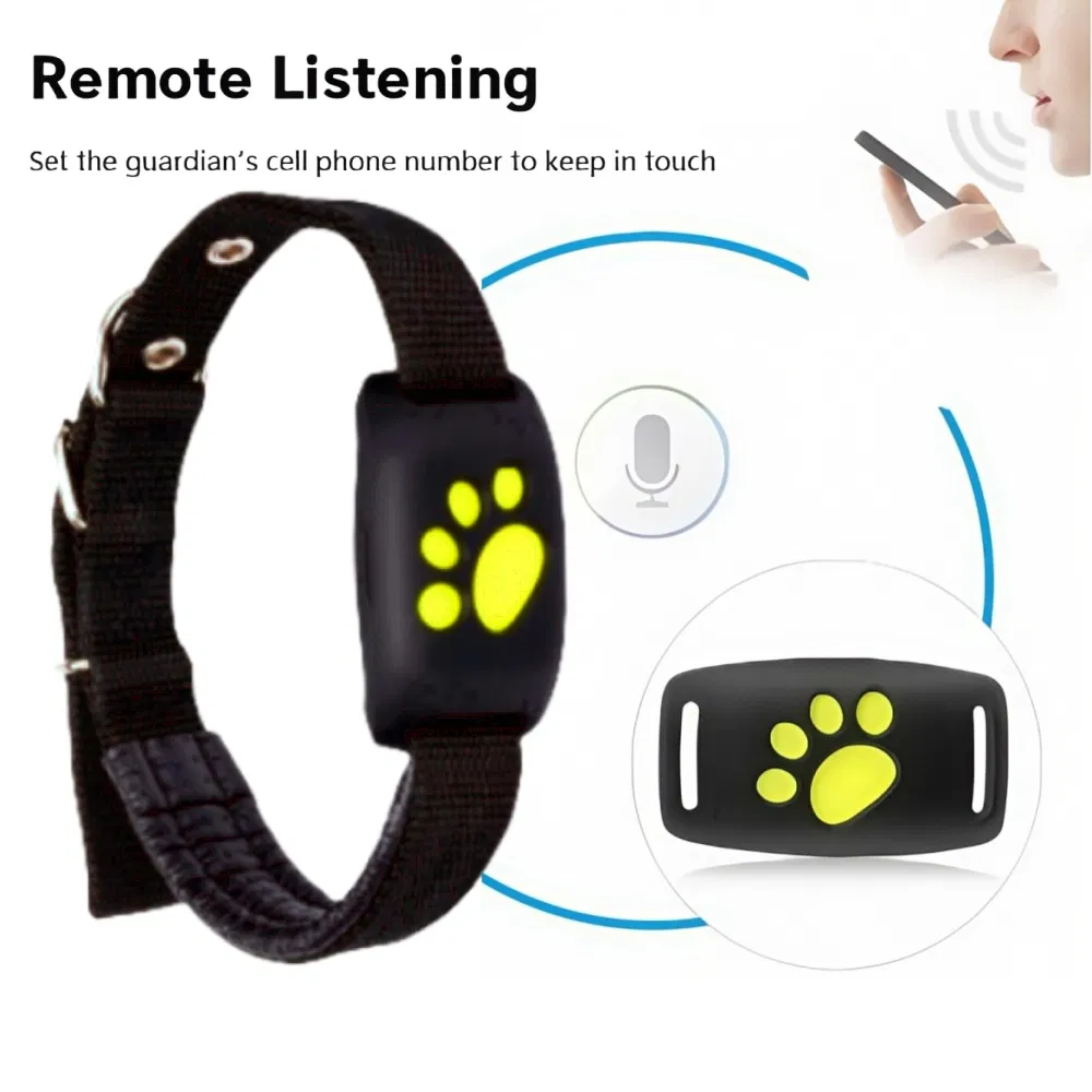 Wholesale Outdoor High Quality Pet GPS Tracker with SIM Mobile APP Mini Dogs Cats Activity Training Collar