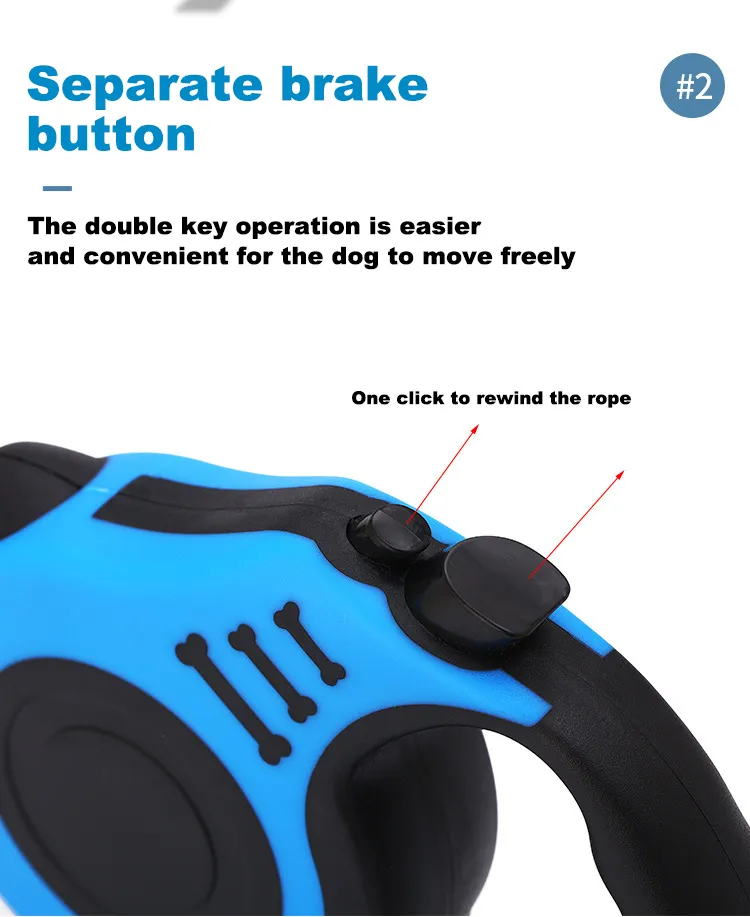 Automatic Retractable Dog Leash 3