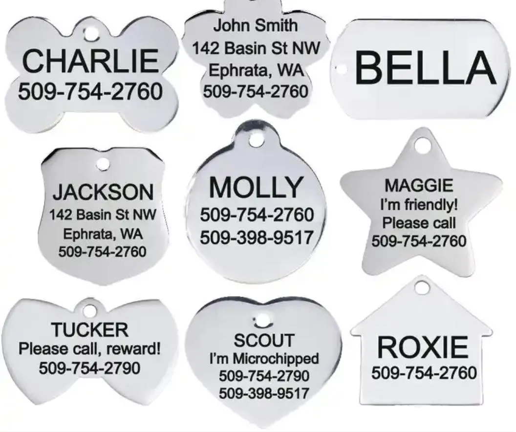 Pet Name ID Tag 3