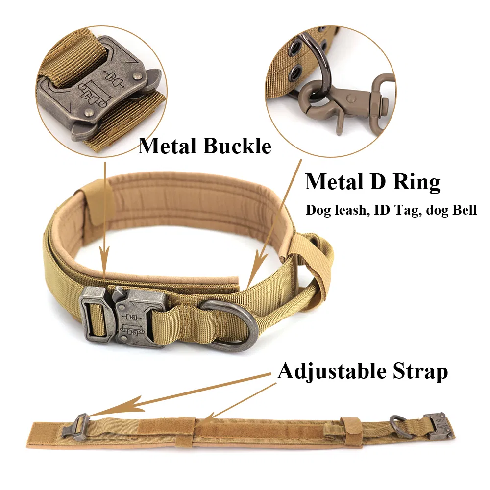 Tactical Dog Collar with Control Handle