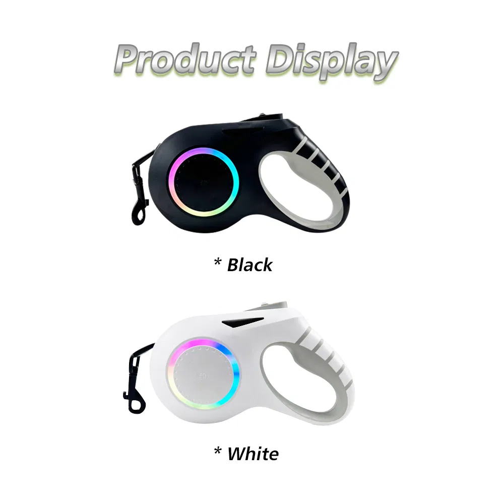 LED Light Automatic Retractable Pet Rope Wholesale Retractable Dog Leash