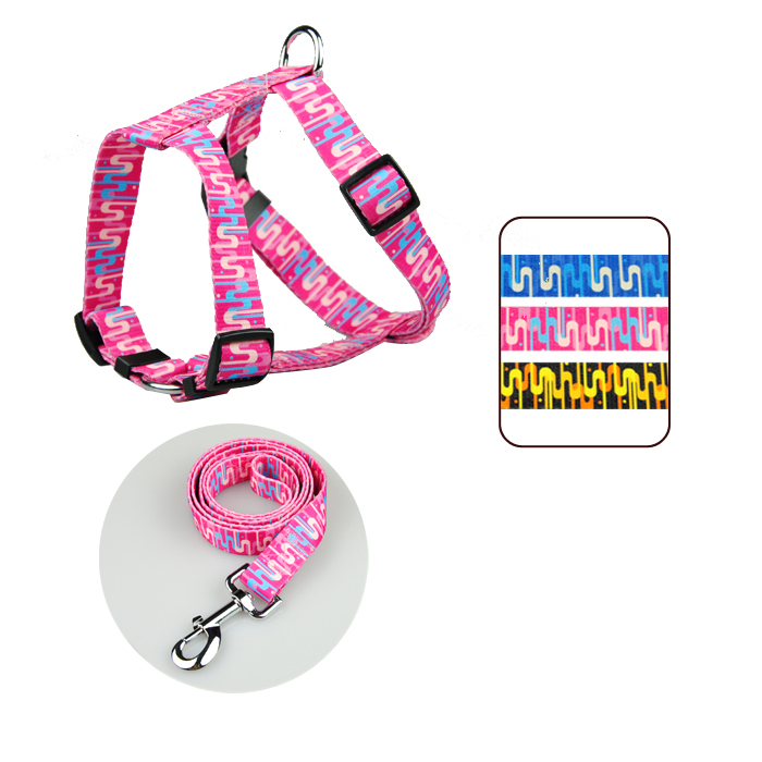 Pet Teddy Puppy Breathable Chest Strap Reflective Vest Dog Leash