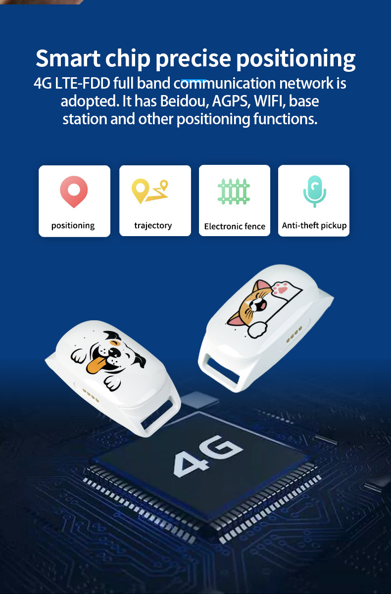 Advanced Pet GPS Tracker with Real-Time Location Updates