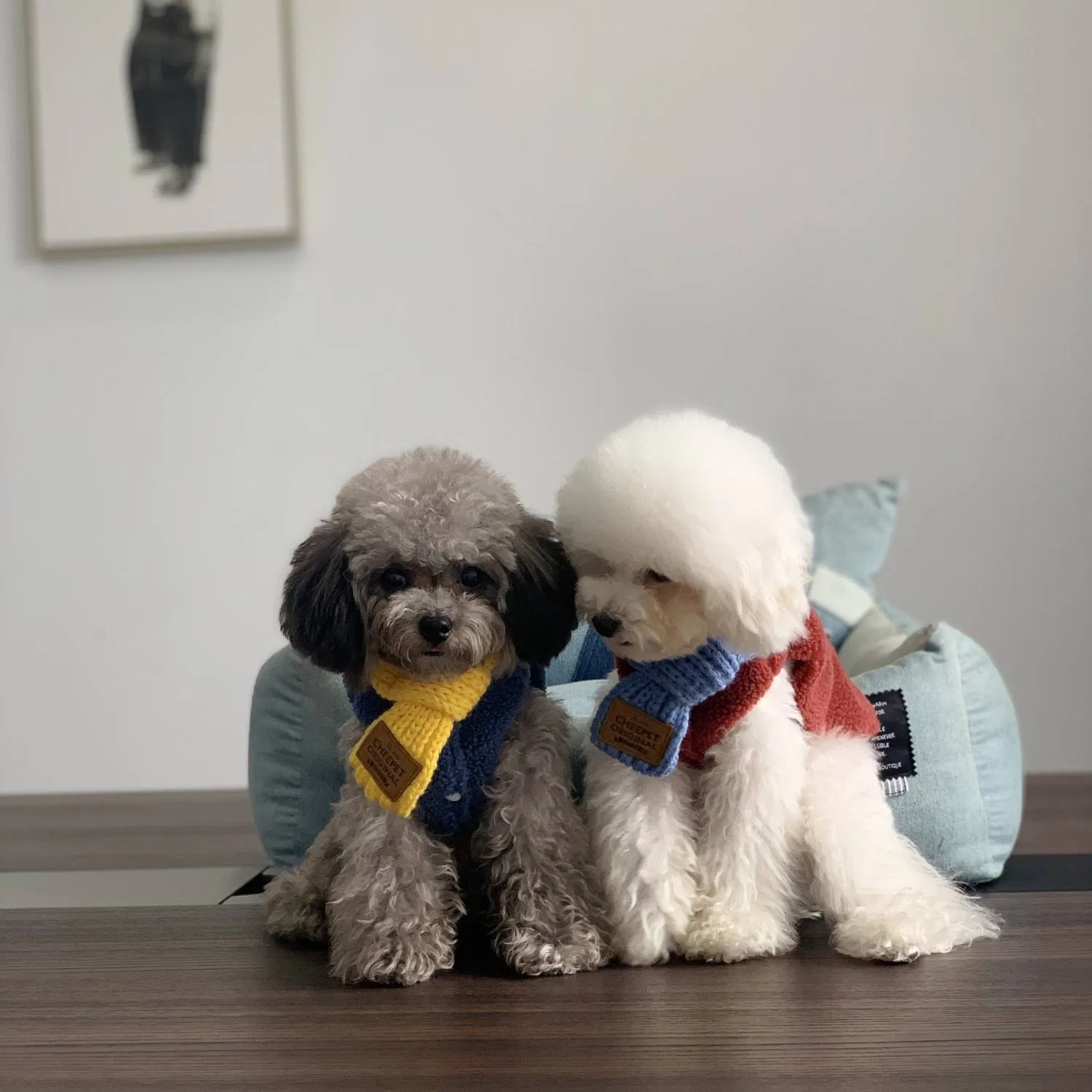 Hot Sale Pet Dog Puppy Cats Neck Scarf Cartoon Turban Pet Warm Scarf