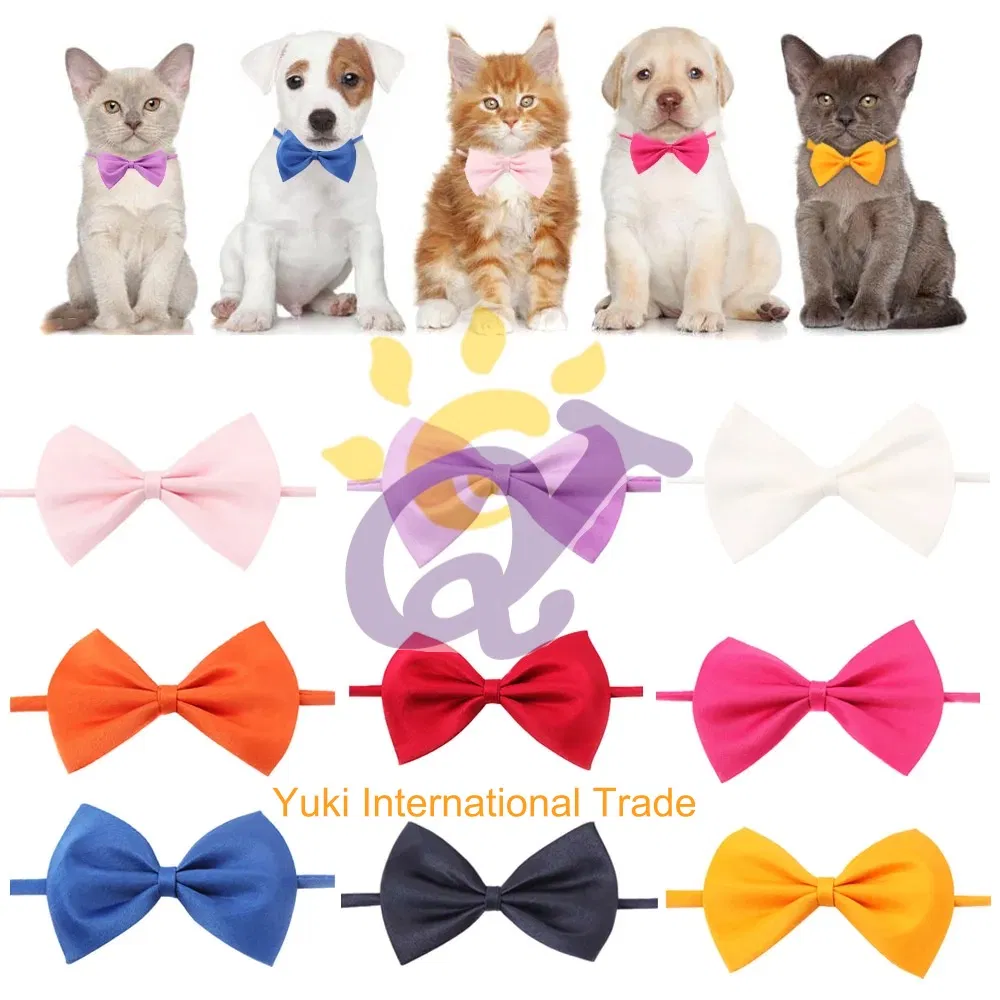 Yuki Hot Sale Pure Colorful Available Pet Accessories Pet Bowtie