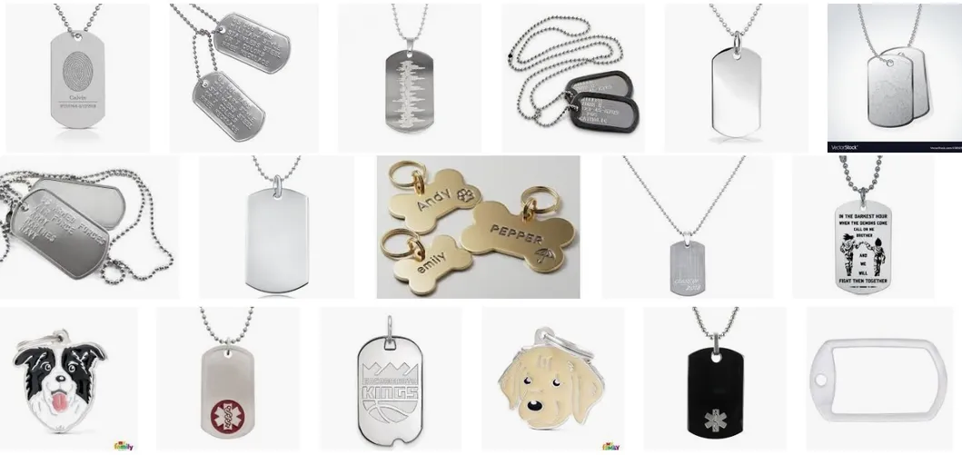 Custom Stainless Steel Dog Tag