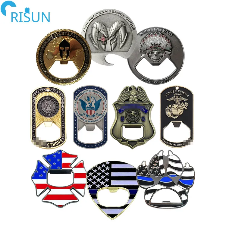Bottle Opener Challenge Coin