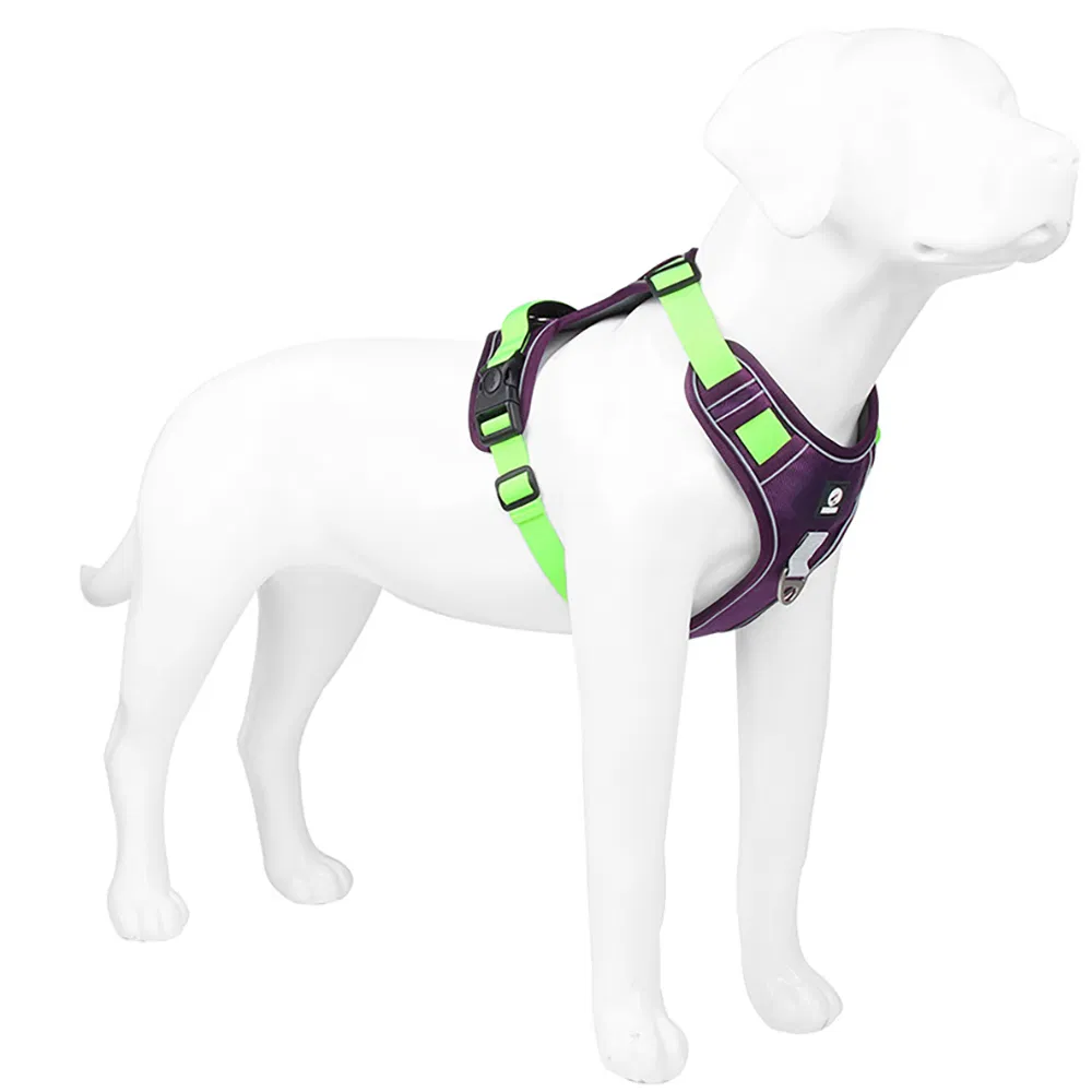 Premium Drop Shipping Adjustable Soft Padded Colorful New Design Dog Harness Safety Harnesses Backpack Dog Harness