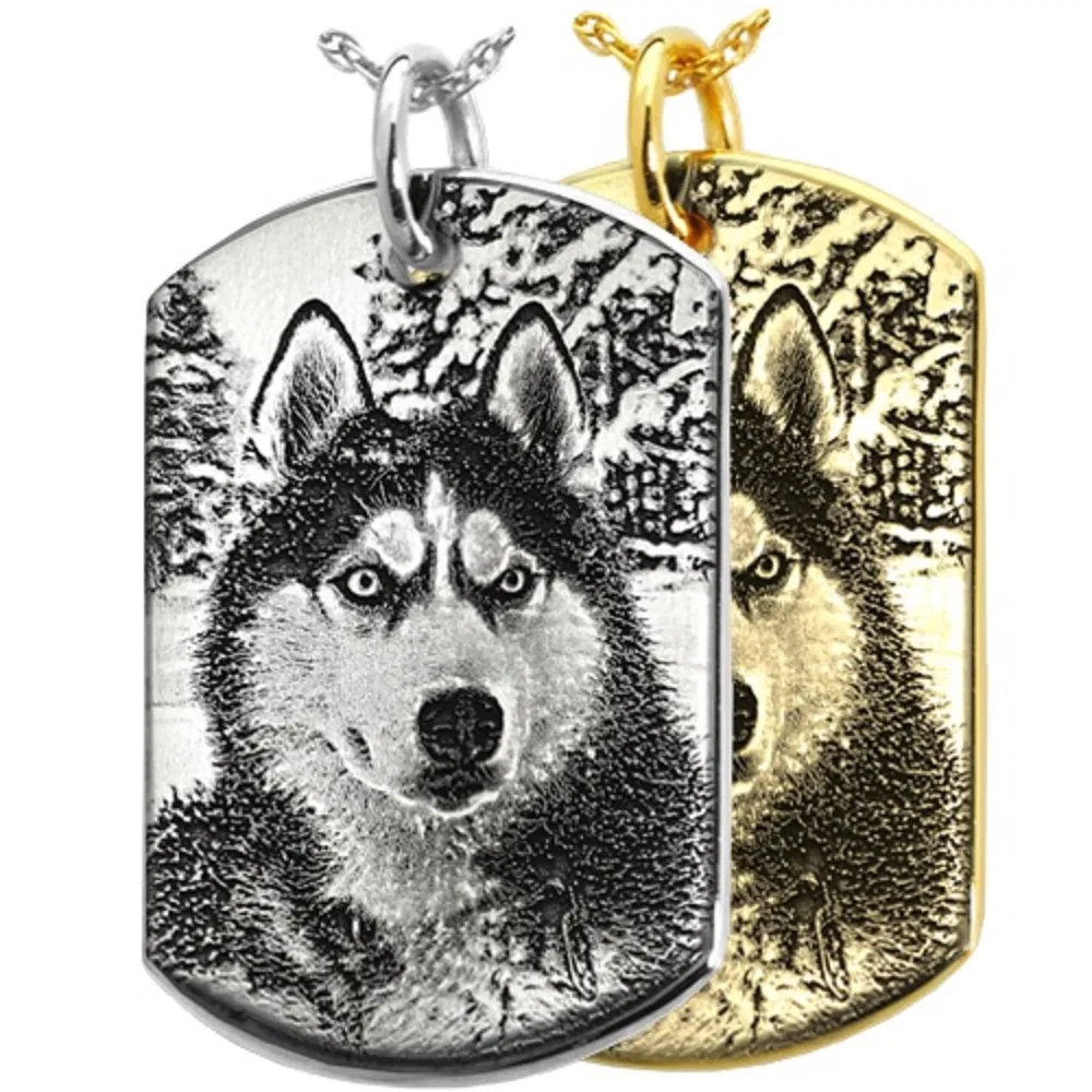 fashion Metal Blank Bone Shaped Dogtag Stainless Steel Dog ID Tags Pet ID