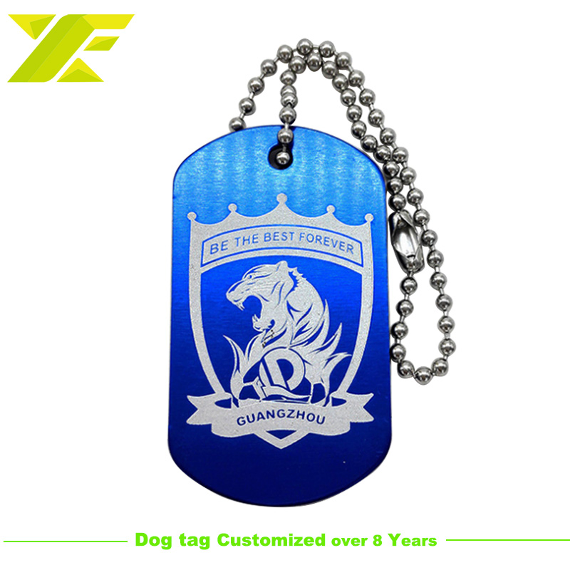 Professional Custom Old Tactical Metal Dog Tag Engraved Name Pet ID Tag