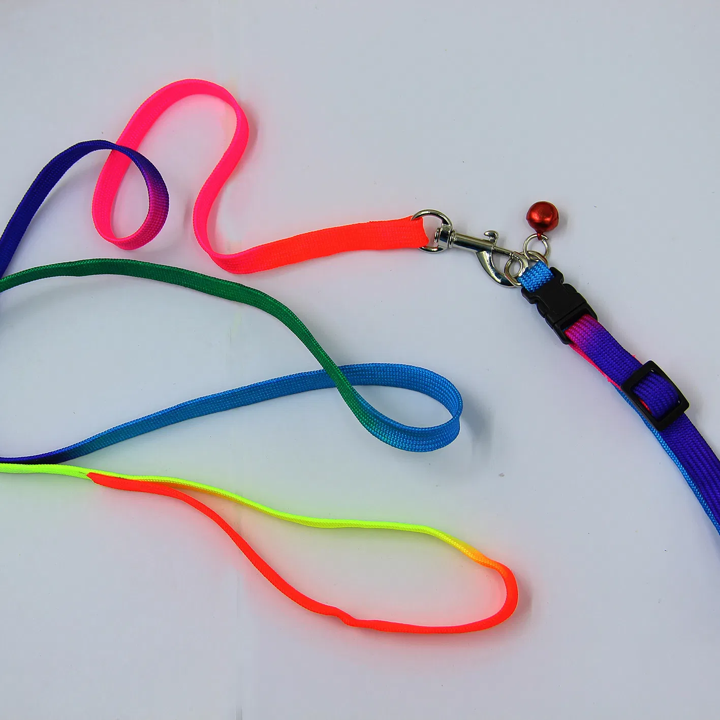 Pet Dog Leash Multicolor Traction Rope Adjustable Pet Harness Rope Chest Strap