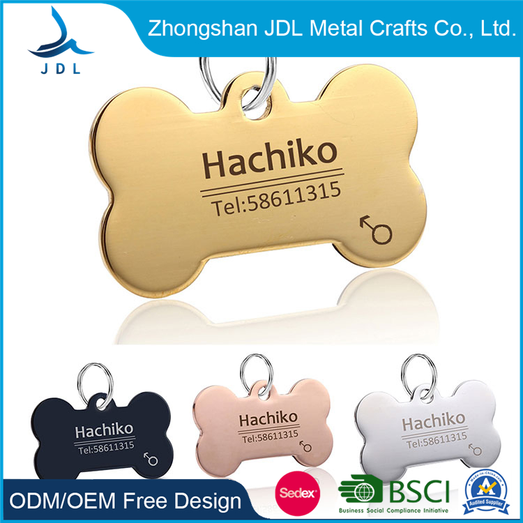 Aluminum License Plate for Bicycle Metal Logo China Wholesale Car Bike House Machine Advertising Custom Dog Cat Name (ID) Pet Tag