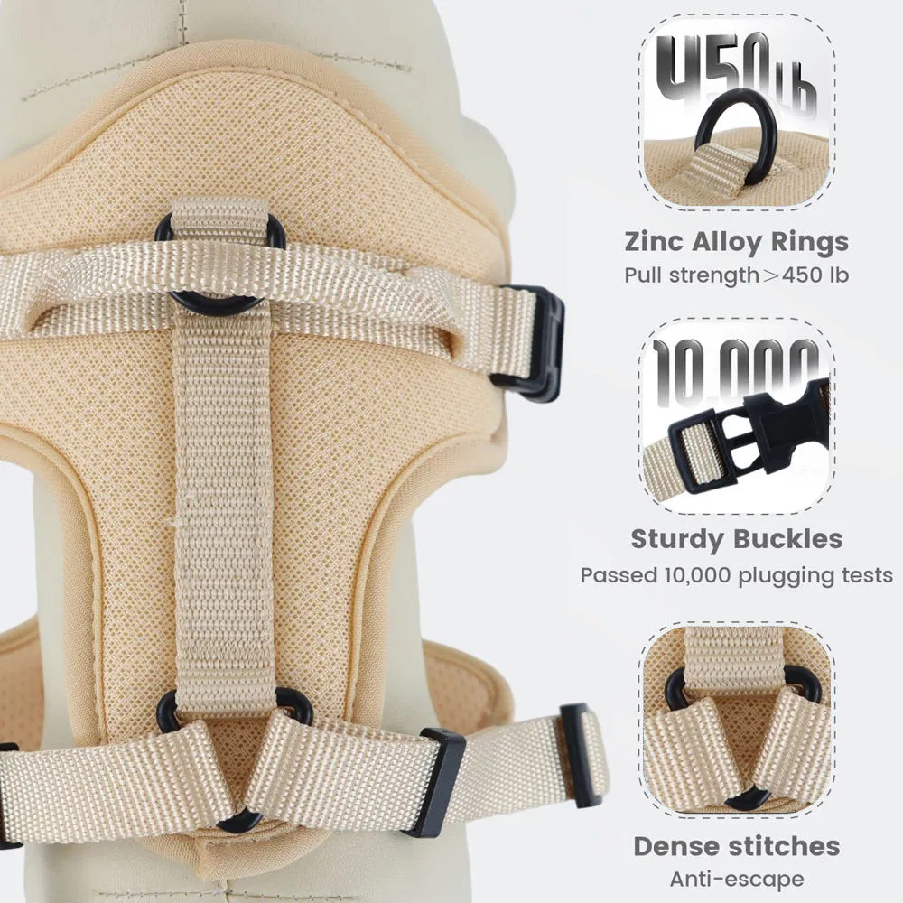 Best Pet Supplies Adventure Superior Summer Breathable Air Layer Mesh Dog Harness for Small Large Dog