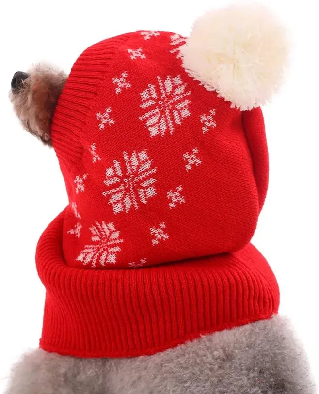 Dog Winter Hat Detail