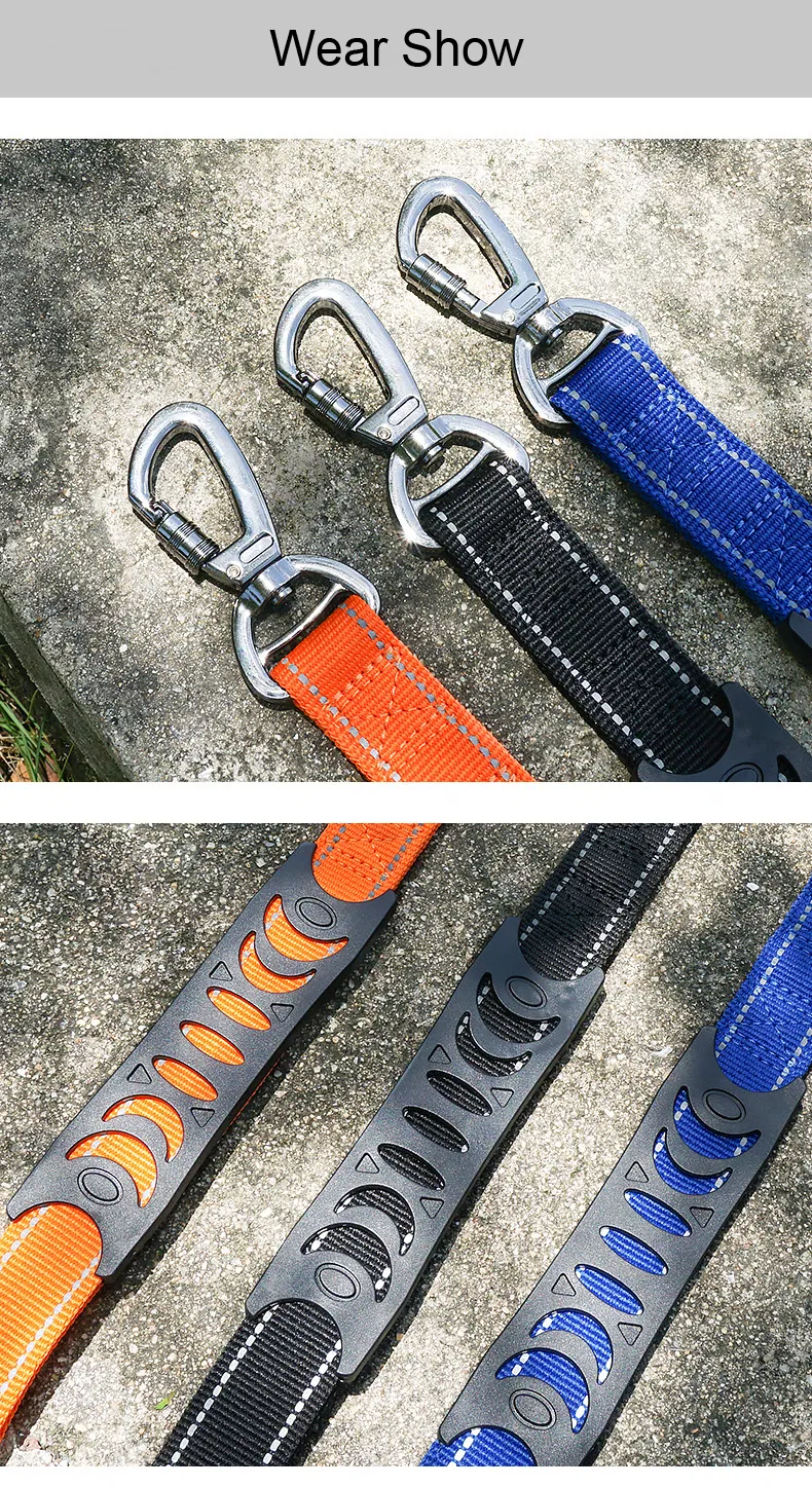 Buffer Retractable Reflective Car Pet Leash Detail 2