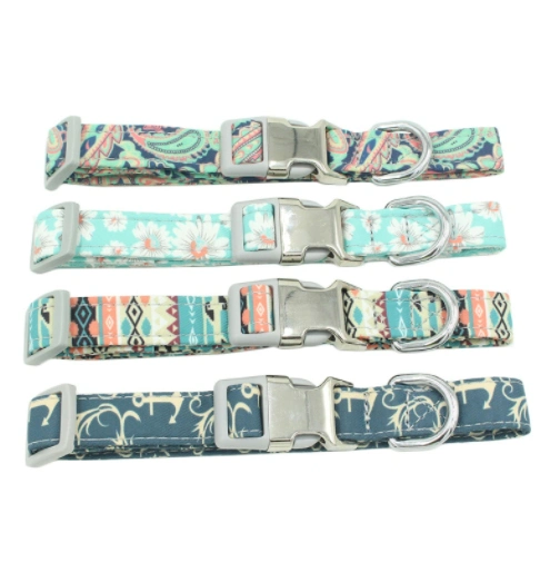 Factory Direct Wholesale High Quality Adjustable Pet Collar All Size with Metal Accessories Buckle