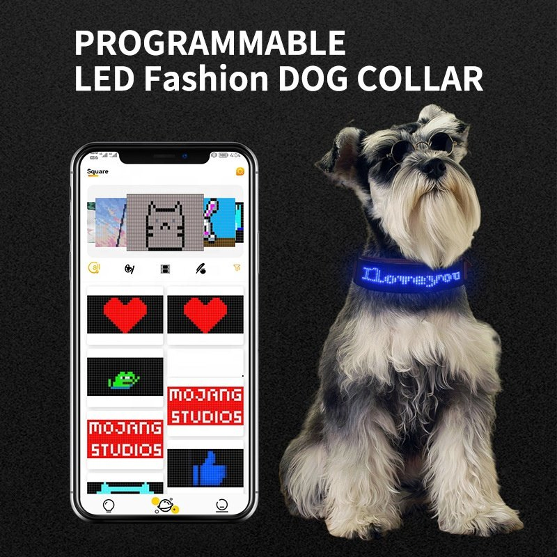 LED Dog Collar safety Light for Pets Night Walking and Camping
