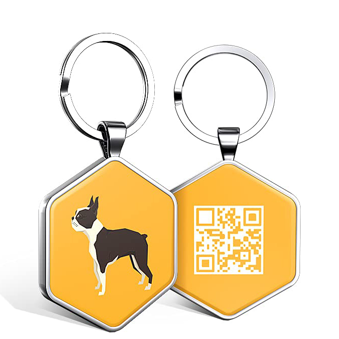 Factory Price Custom Qr Code Pet Tag Metal Stainless Steel Pet Cat Dog Name Tag Personalized Pet ID Tag