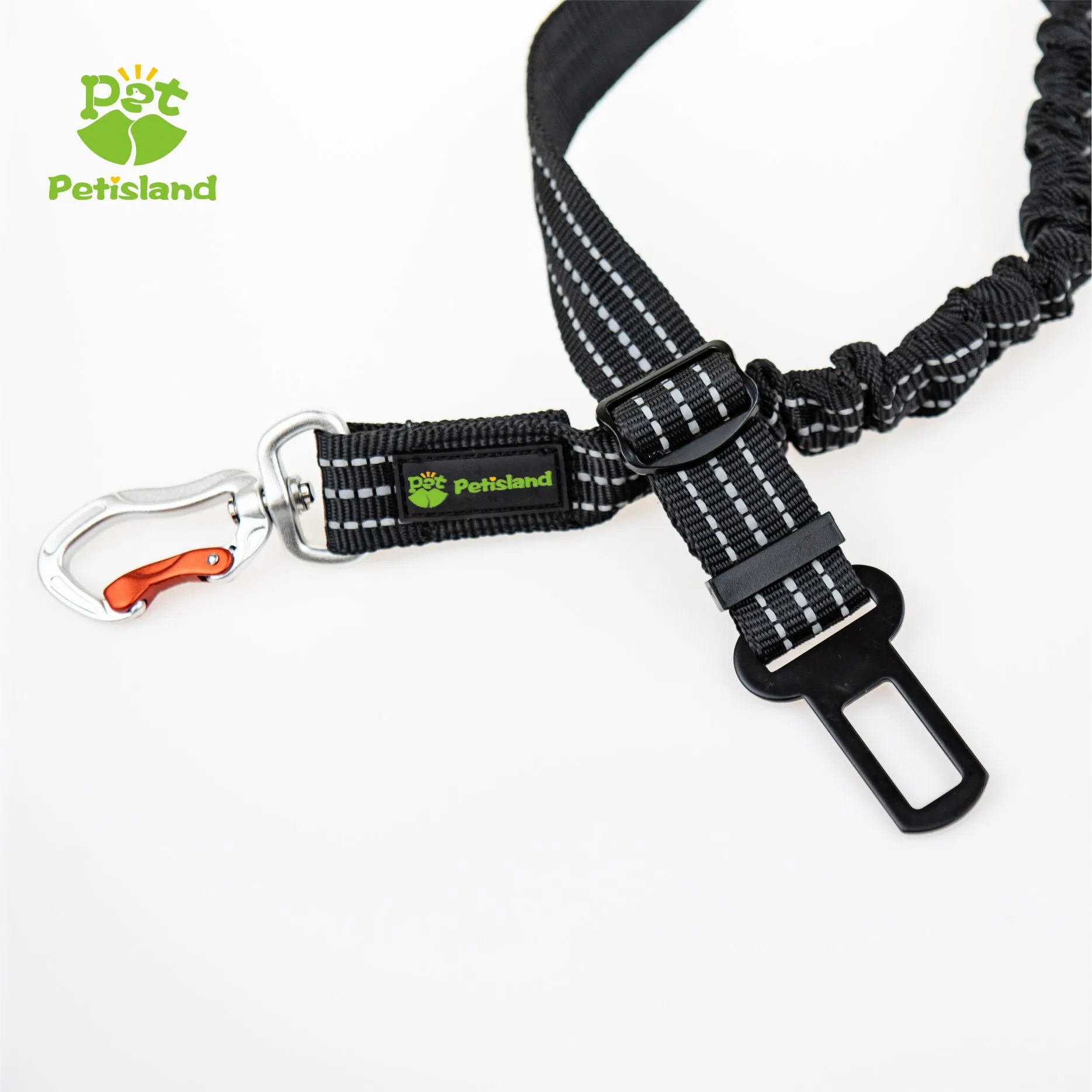 Wholesale Multifunctional Training Waist Strap Adjustable Reflective Nylon Bungee Safety Pet Cat Leash Dog Car Seat Belt