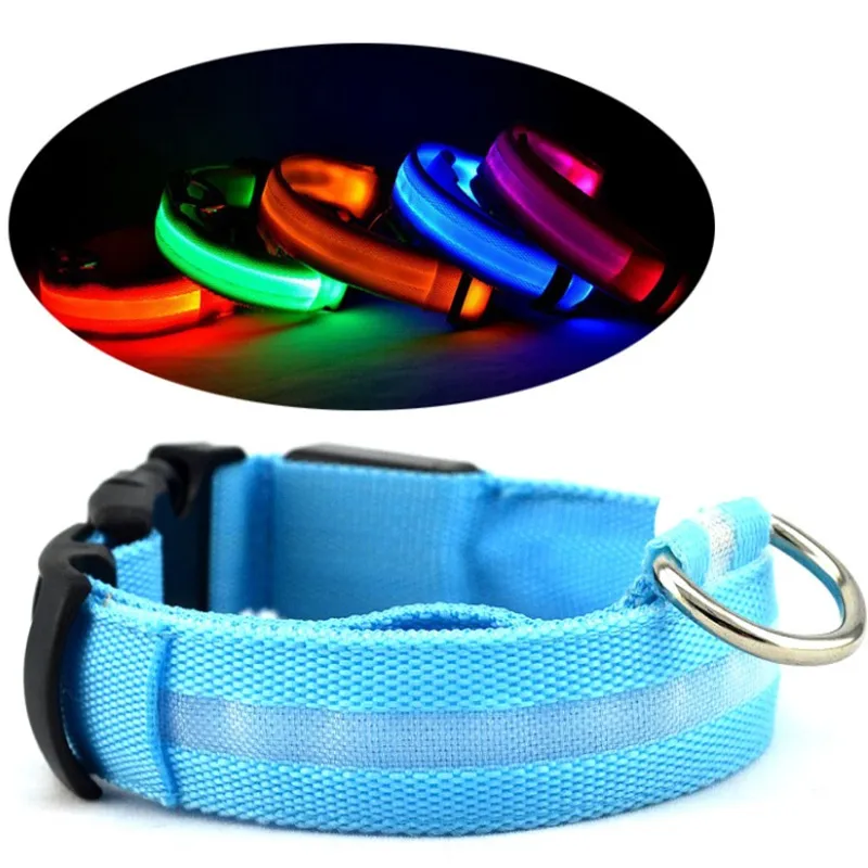 LED Dog Collar Flashing