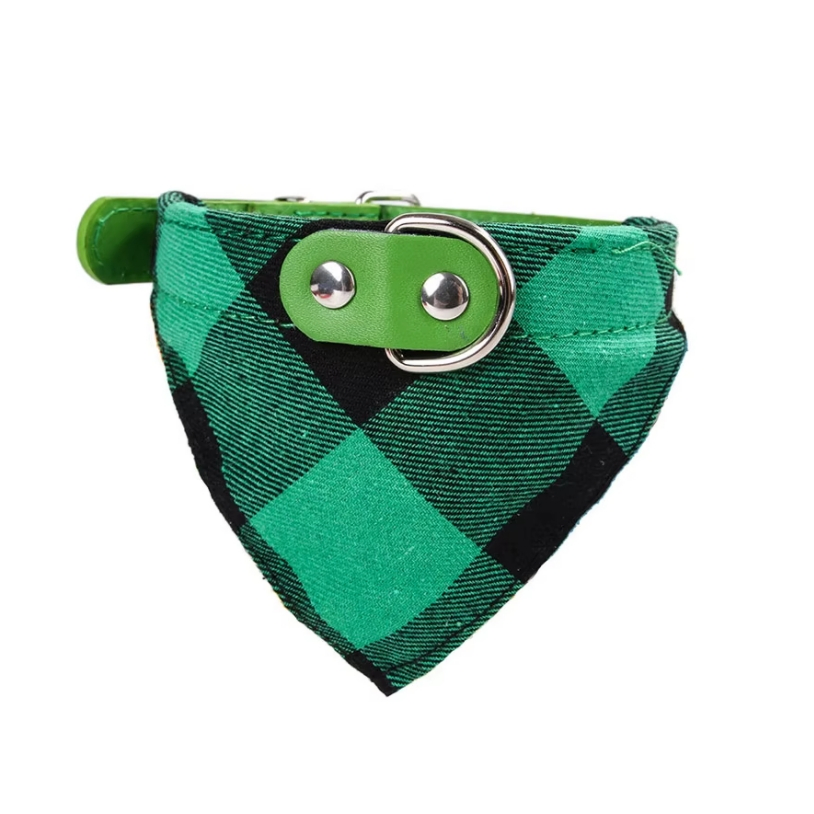 2023 New Dog Neck Set Triangle Scarf Ornaments Pet Collar