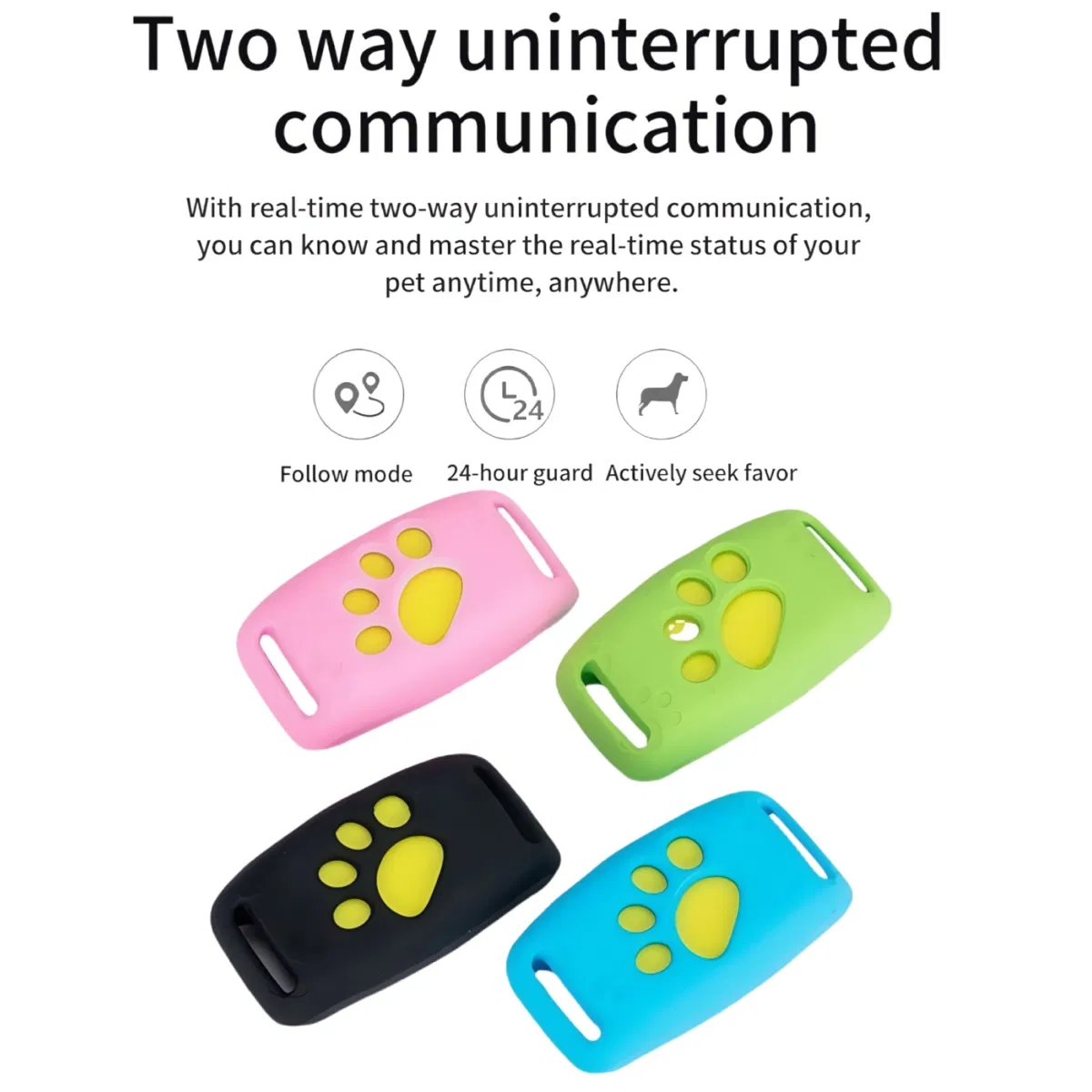 Wholesale Outdoor High Quality Pet GPS Tracker with SIM Mobile APP Mini Dogs Cats Activity Training Collar