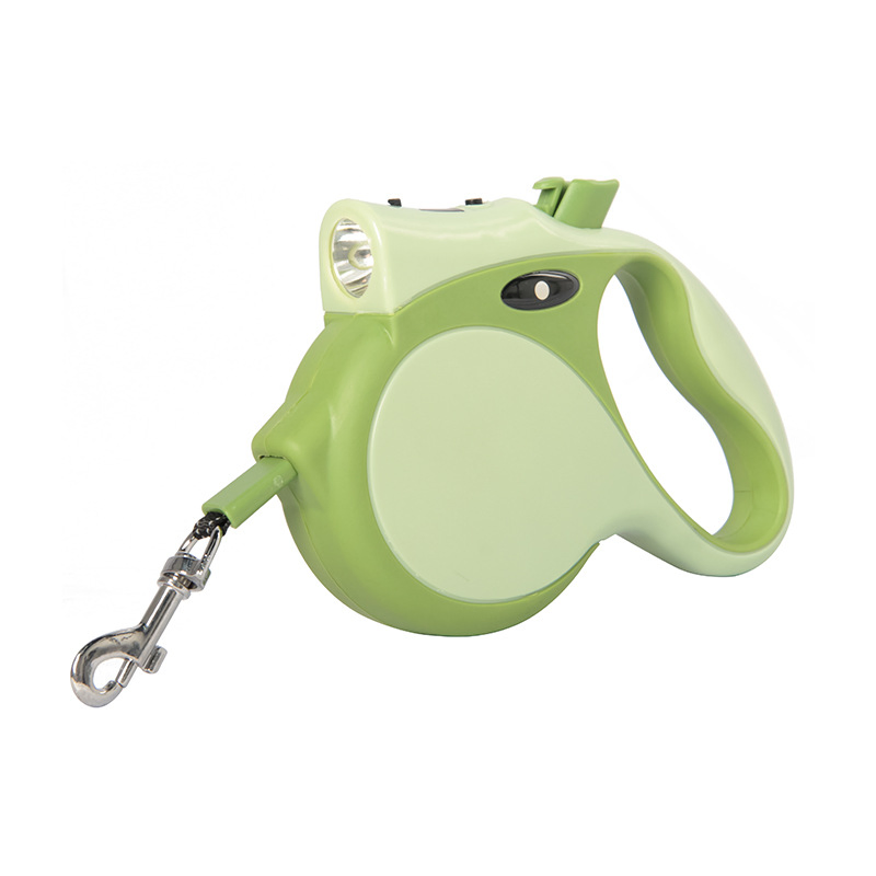 Retractable Nylon Walking Pet Cat Training LED Strip Dog Rope Leash