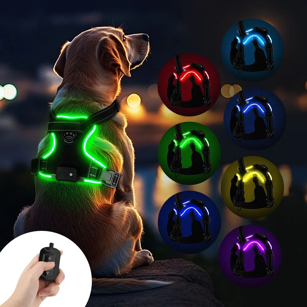 LED Dog Harness Detail 7
