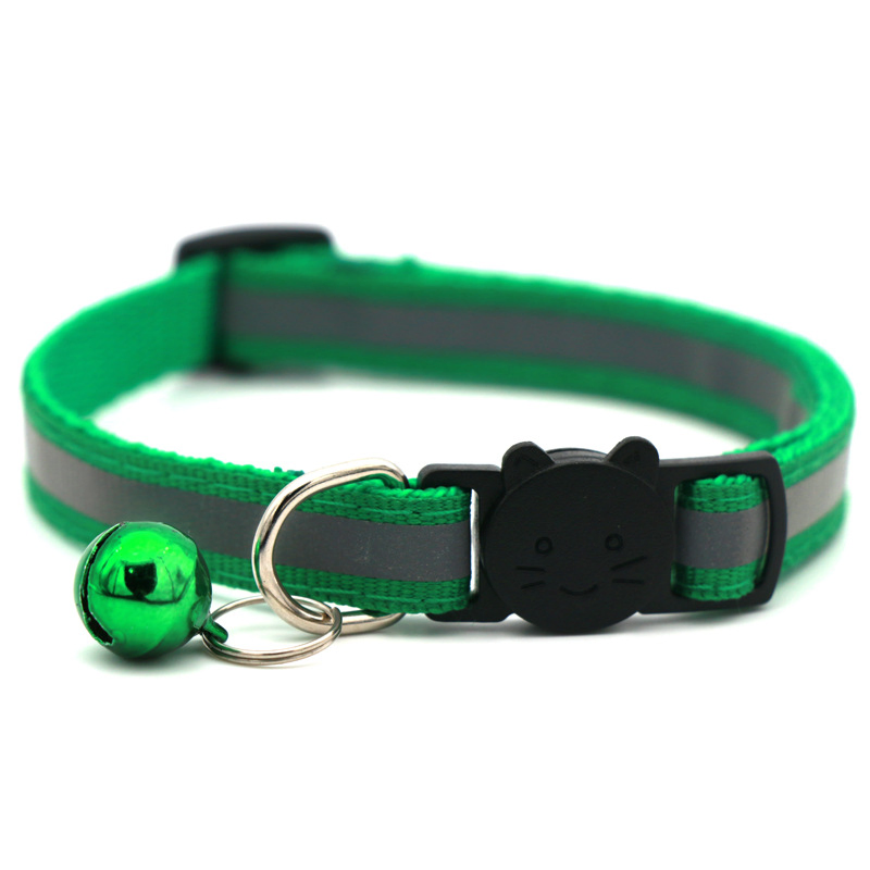 Safety Elastic Adjustable Pet Reflective Collar Cat Collar Neck Ring