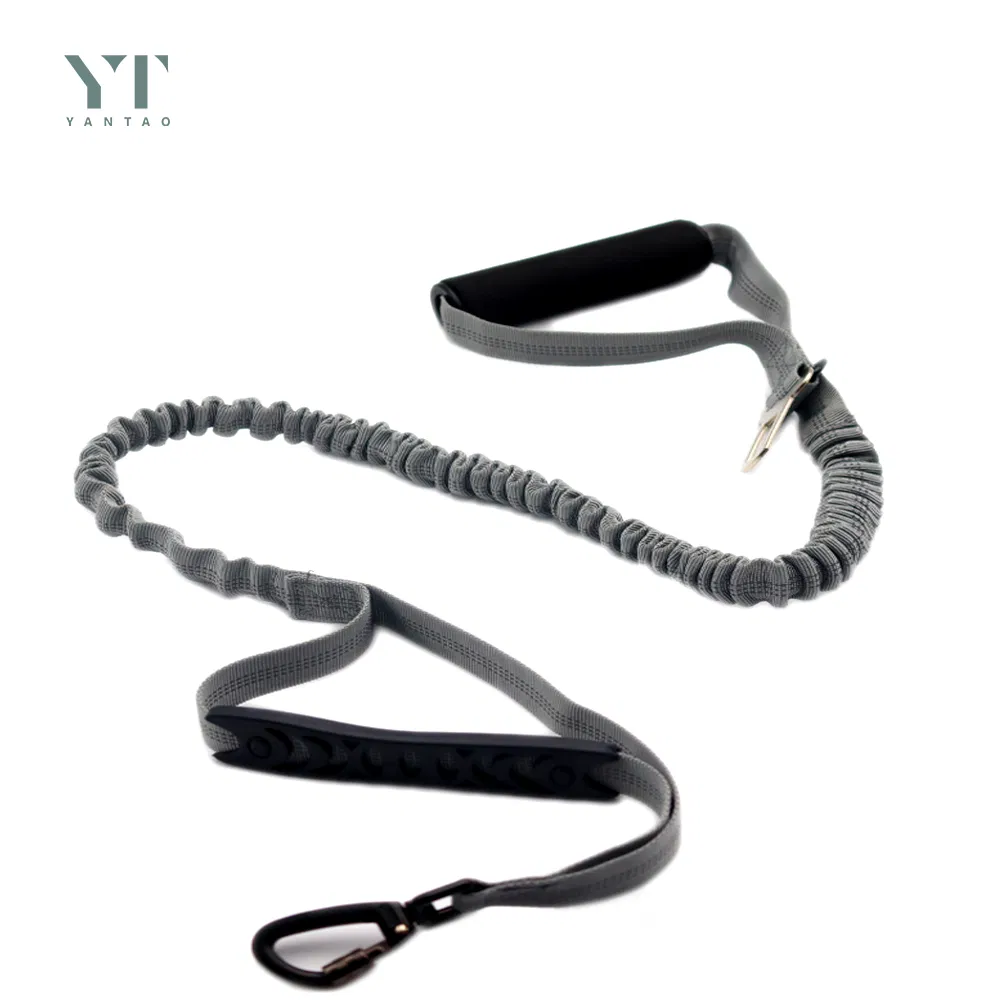 Heavy Duty Pet Supply Dog Leashes with Padded Traffic Handle Reflective Elastic Bungee Hands Free Rope Suitable Training Dog Running Leash