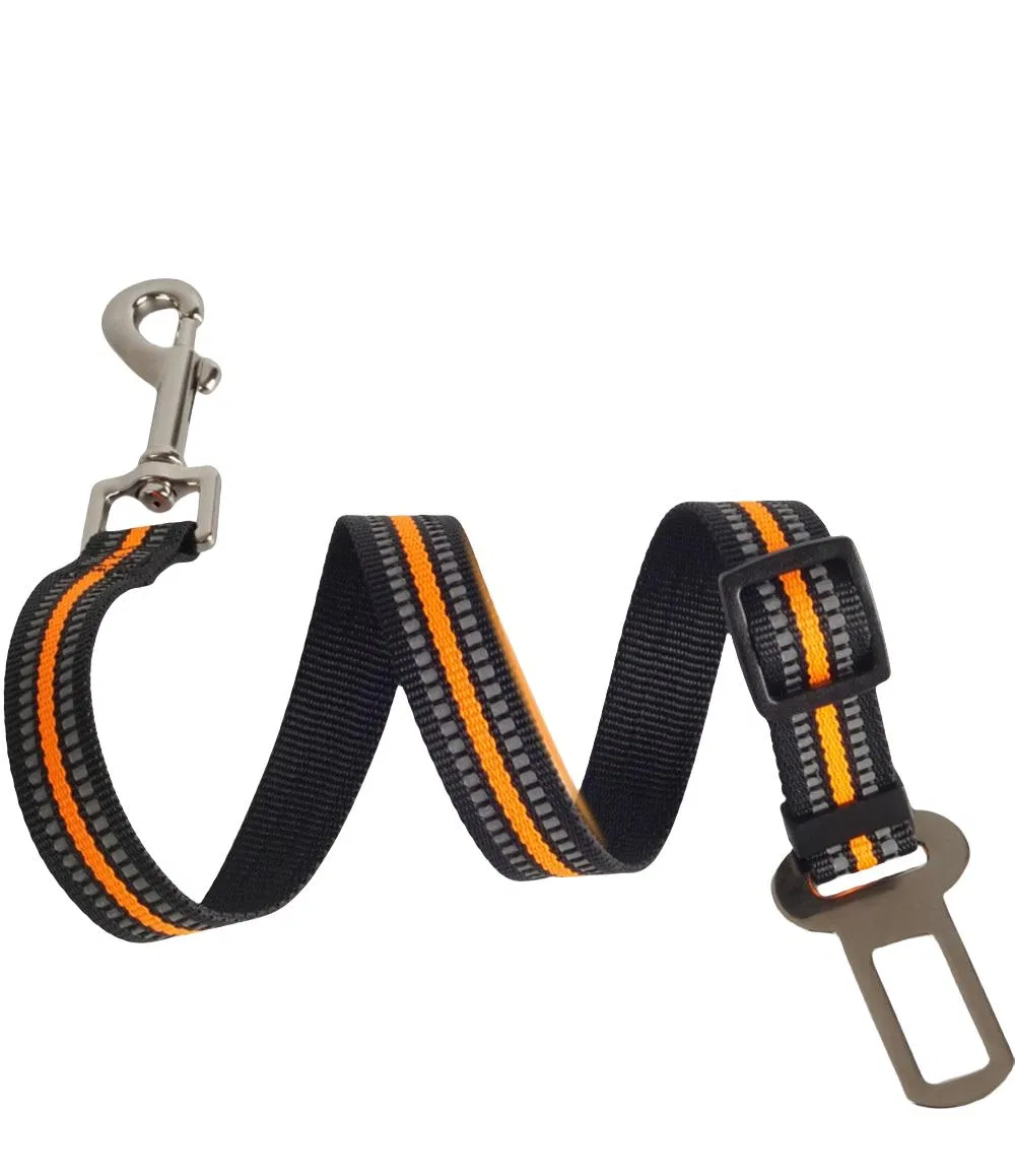 OEM ODM Dog Seat Belt in Car Adjustable Dog Seat Belt for Vehicle Nylon Pet Safety Seat Belts