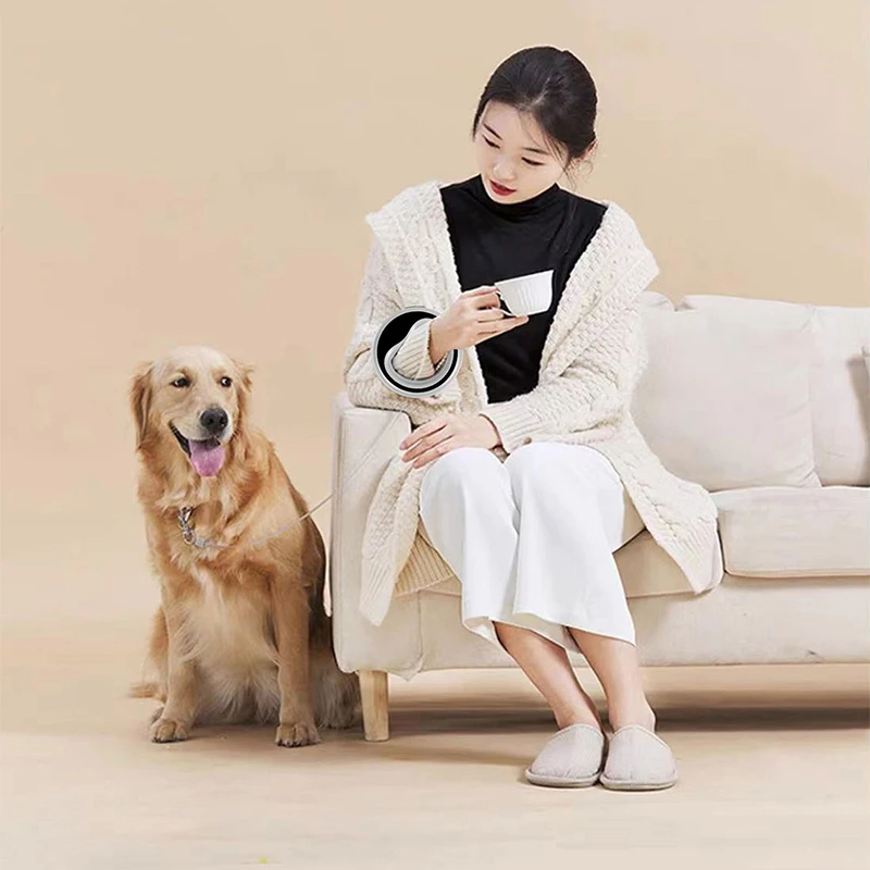 2.5m Retractable Dog Leash Nylon Pet Walking Leash Automatic Extending Dog Lead Rope for Small Medium Dog Cats