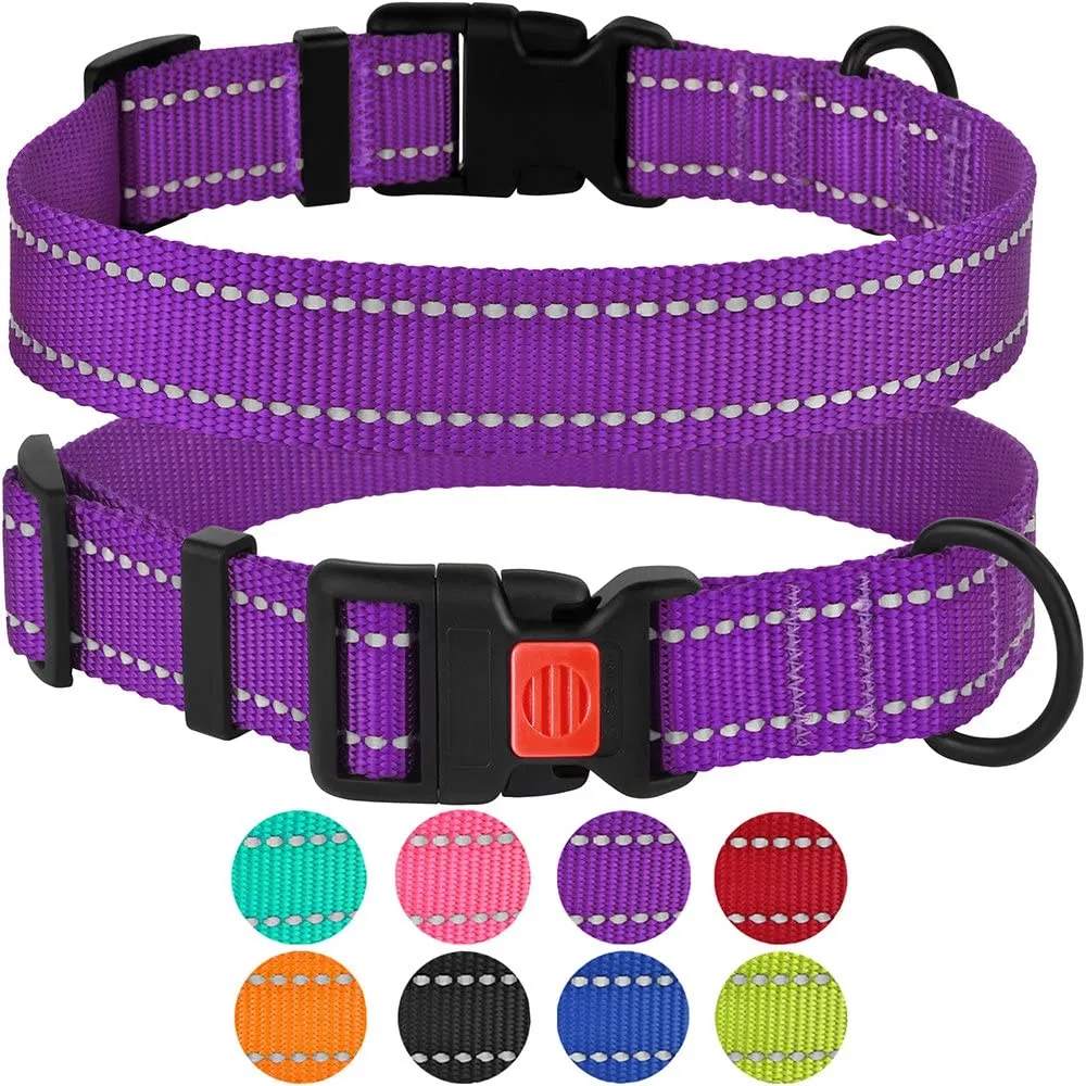 Hanyang Reflective Dog Collar Nylon Pet Collars for All Dogs