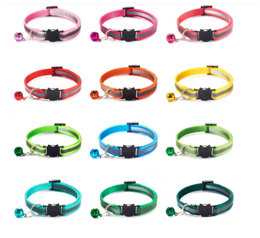 Customized Label Reflective Nylon Pet Dog Martingale Collar