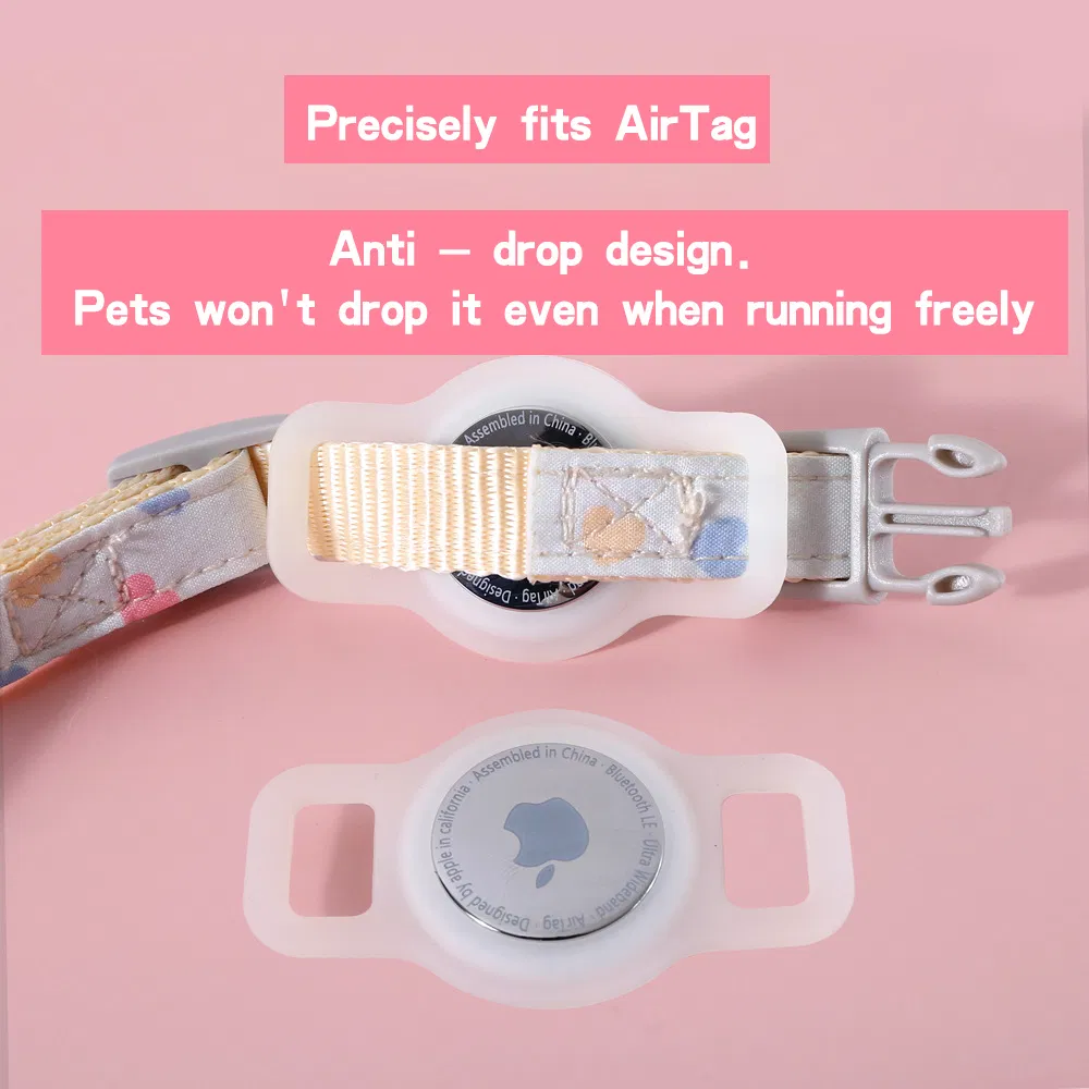 Airtag Pet Collar Leash Set - Night View