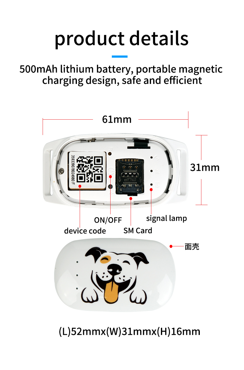 Advanced Pet GPS Tracker with Real-Time Location Updates