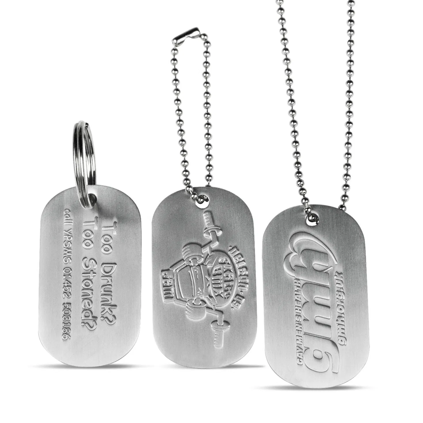 Custom Car Logos Dog ID Tag, Engravable Dog Tags, Designer Pet Tags for Sale