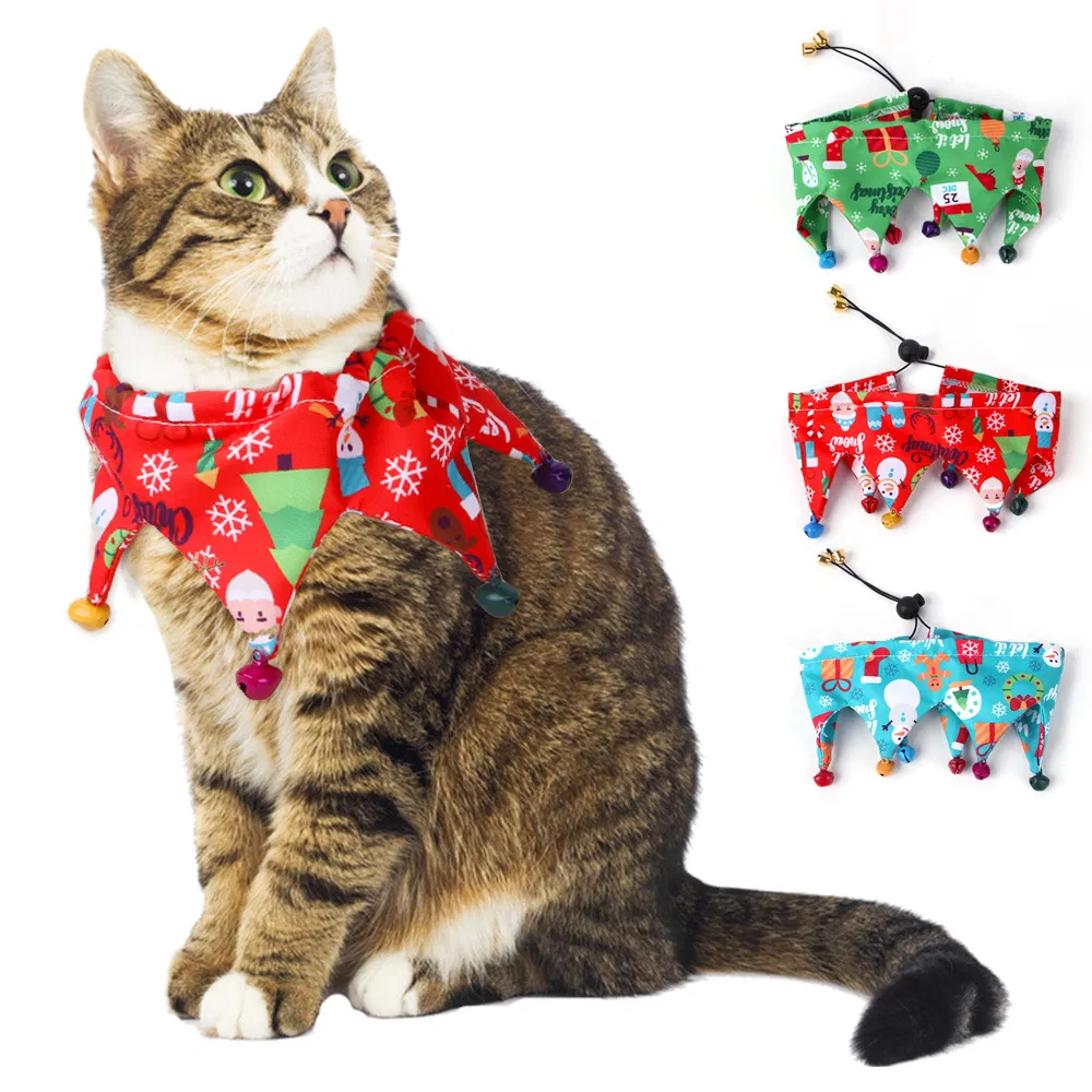 Christmas Theme Pet Apparel Dog Neckband Bandana