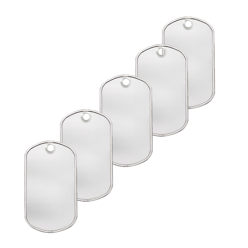 Standard Shape Pet ID Tag Personalized Blank Pendants for Dogs Cats