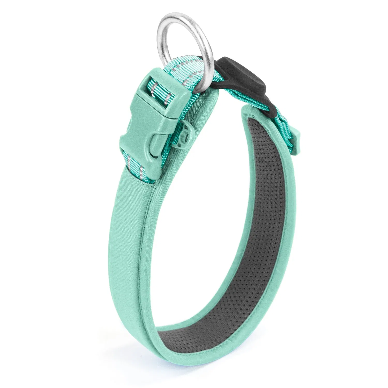 Comfort Airtag Durable Dog Collars Custom Dog Calming Collar with Quick Release Buckle for Pet Dogs Outdoors