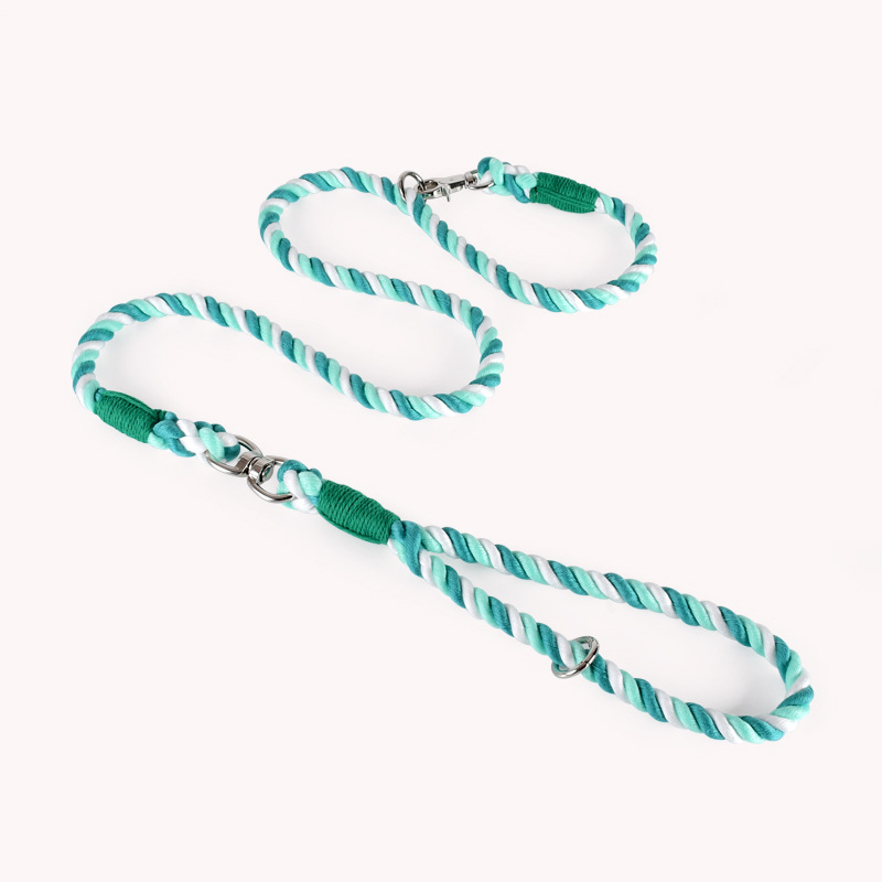 F&T Fashion Hot Sale Pet Products Wholesale Dog Leads Polyester Colorful Dog Leash