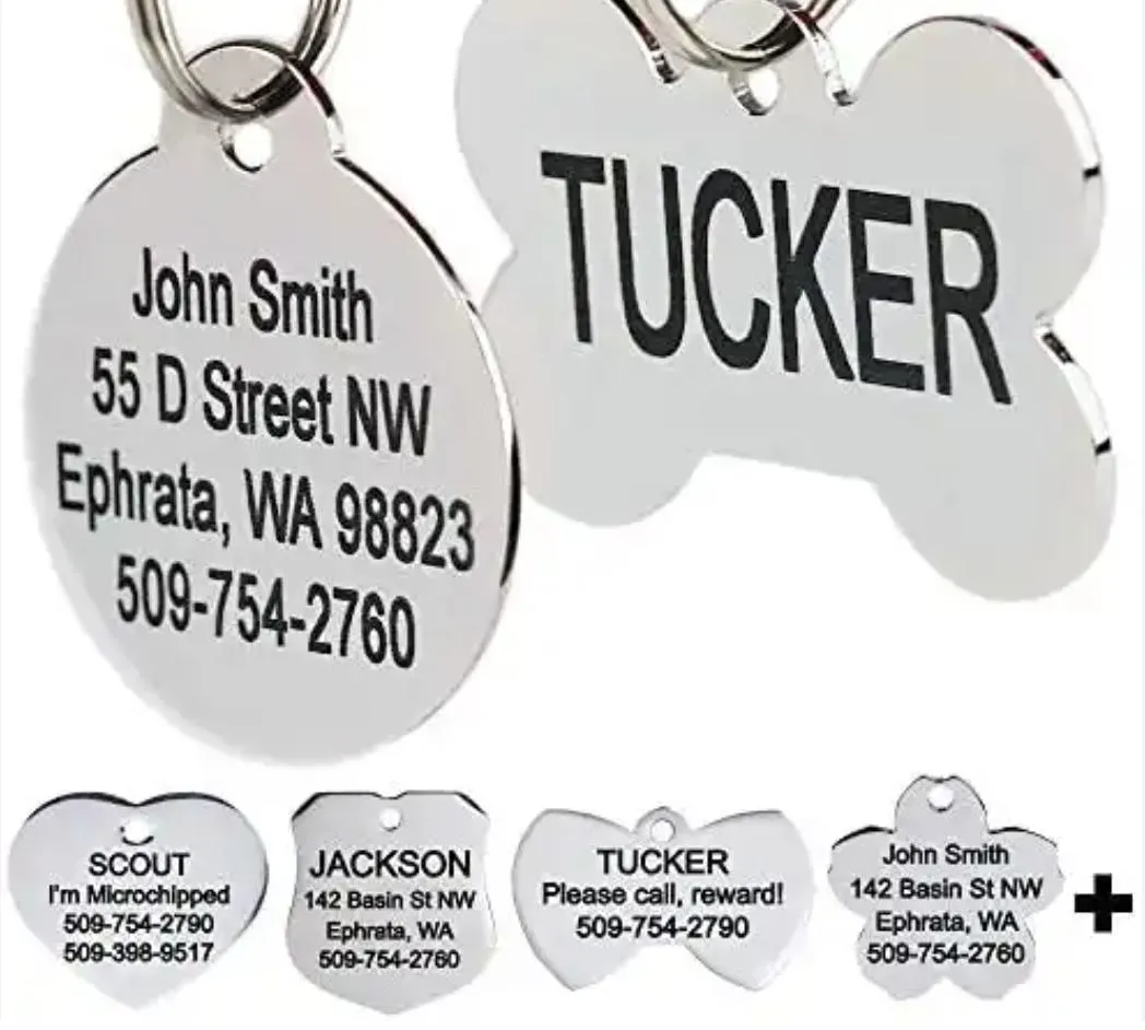 Pet Name ID Tag 8