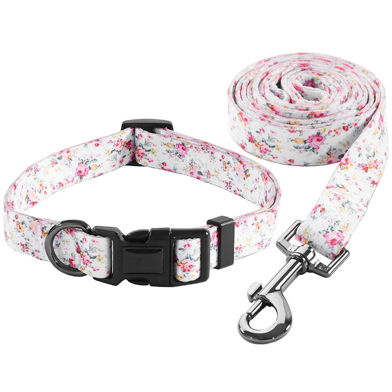 Hanyang Customized Wholesale Pet Product Polyester Durable Personalized Training Dog Leash Collar