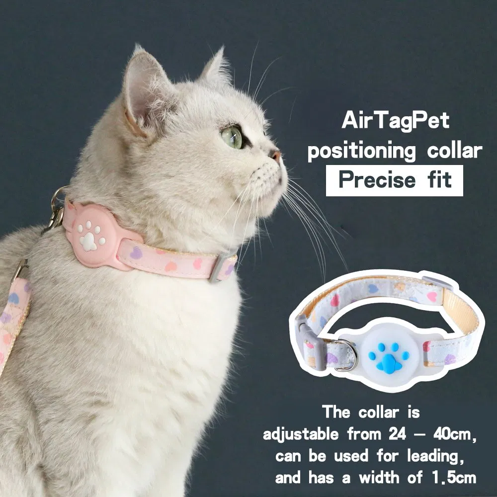 Airtag Pet Collar Leash Set - Reflective Anti-Lost Tracking Safety System