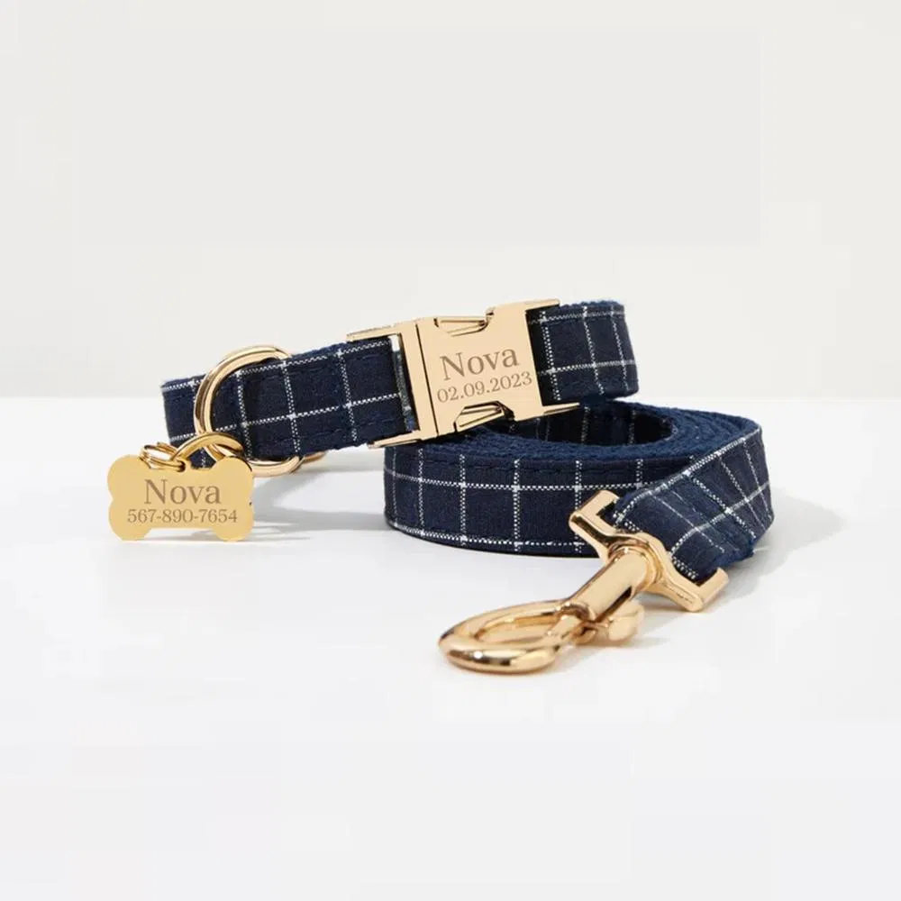 No Pull Dog Harness Full Adjustable with Bow-Tie Collar Leash and Poop Bag for Small Medium Large Pet Dog Outdoor Walking