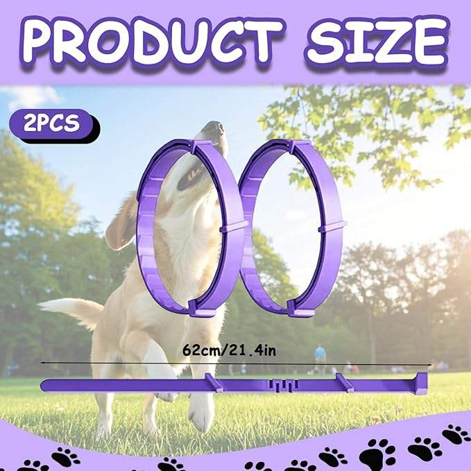 Custom Logo Free Sample Natural Plant Essential Oil Lavender Oil Dog Cat Calming Collar for Pet